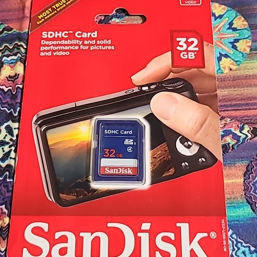 SanDisk SDHC Card HD Video 32GB New & Sealed